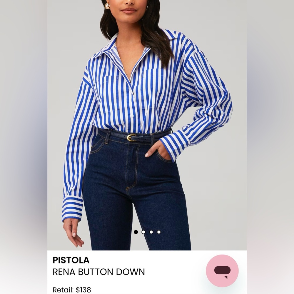 PISTOLA Rena Button Down, Like New